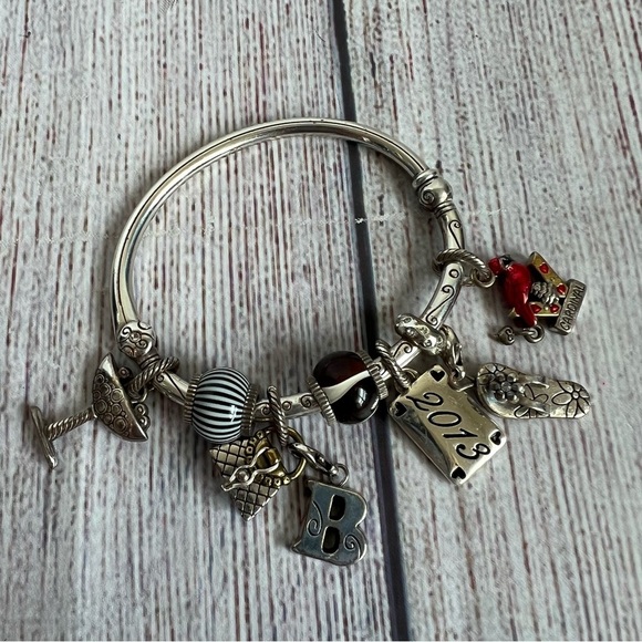 Brighton Charm Bracelet With Charms - Picture 1 of 5